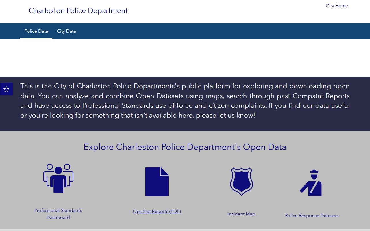 Charleston Police Data Initiative for Charleston people search