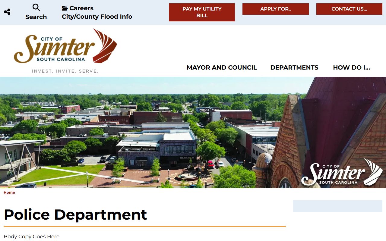 Sumter Police Department for Sumter people search