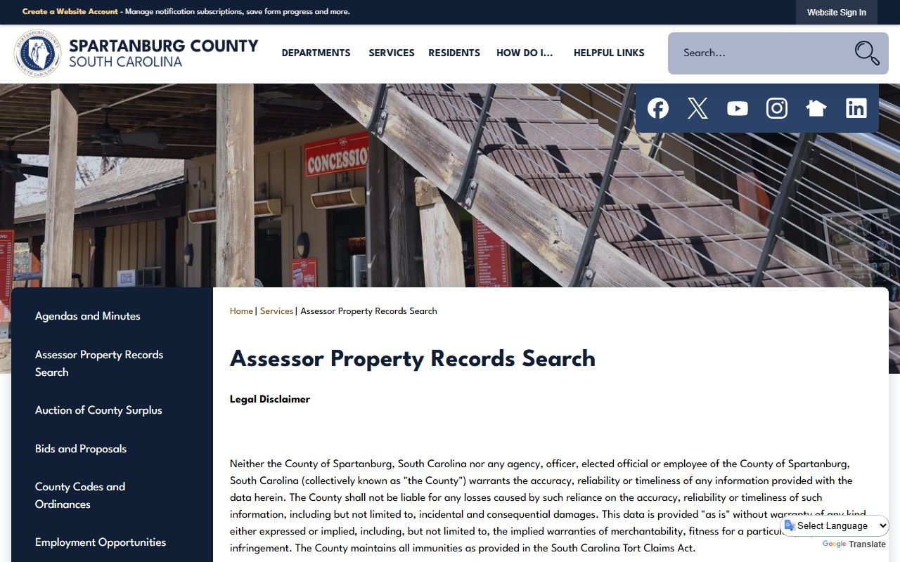Spartanburg County property records search for Spartanburg County people search